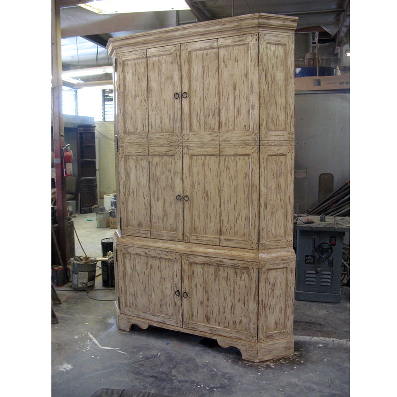 Rustic Corner Cabinet