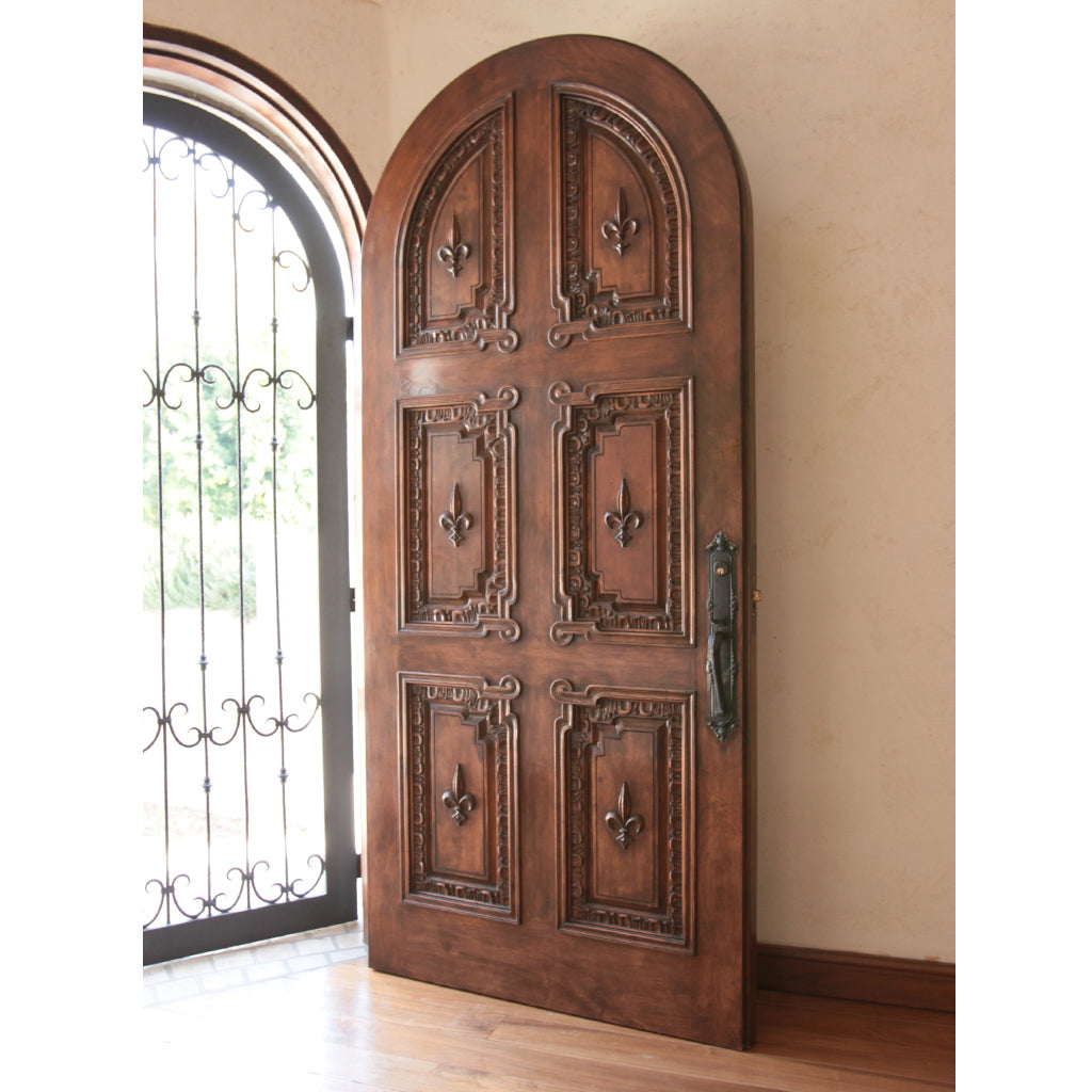 Carved Colonial Entry Door