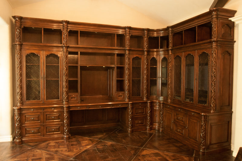 Italian Carved Corner Office